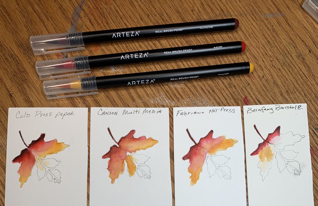 https://www.insidewatercolor.com/images/watercolor-pen-paper-comparison.jpg